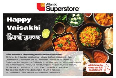 Atlantic Superstore Happy Vaisakhi Flyer March 23 to April 12