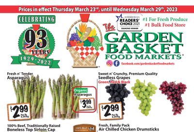 The Garden Basket Flyer March 23 to 29
