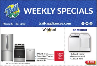 Trail Appliances (AB & SK) Flyer March 23 to 29