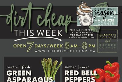 The Root Cellar Flyer March 23 to 29