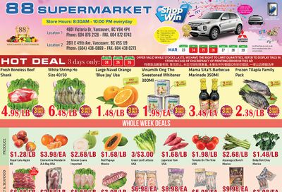88 Supermarket Flyer March 23 to 29