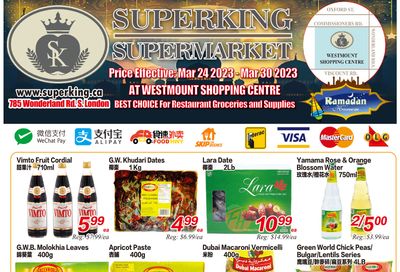 Superking Supermarket (London) Flyer March 24 to 30