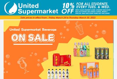 United Supermarket Flyer March 24 to 30