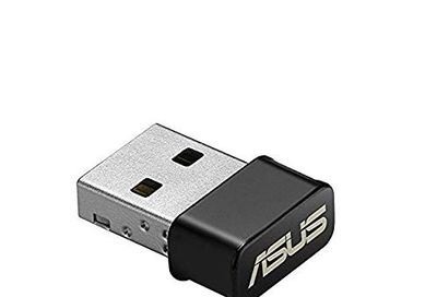 Asus USB-AC53 Nano/CA Nano USB WiFi Adapter Dual-Band (2.4GHz, 5GHz) Wireless AC1200 802.11ac MU-MIMO for use with Windows XP/Vista/7/8/8.1/10 and MAC OS $24.99 (Reg $29.99)