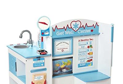 Melissa & Doug Wooden Get Well Doctor Activity Center - Waiting Room, Exam Room, Check-In Area - Toddler Doctor Playset, Doctors Office Pretend Play Set For Kids Ages 3+ $172.8 (Reg $230.39)