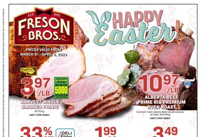 Freson Bros. Flyer March 31 to April 6