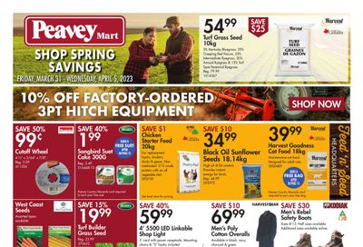 Peavey Mart Flyer March 31 to April 5