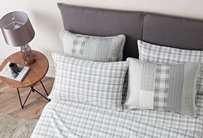 Eddie Bauer - Queen Sheets, Cotton Flannel Bedding Set, Brushed for Extra Softness, Cozy Home Decor (Beacon Hill Ivory, Queen) $69.5 (Reg $78.99)