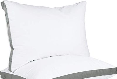 Utopia Bedding Bed Pillows for Sleeping Queen Size (Gray), Set of 2, Cooling Hotel Quality, Gusseted Pillow for Back, Stomach or Side Sleepers $39.99 (Reg $46.99)