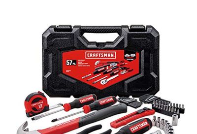CRAFTSMAN Home Tool Kit / Mechanics Tools Kit, 57-Piece (CMMT99446) $34.8 (Reg $46.37)