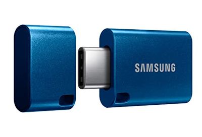 SAMSUNG Type-C™ USB Flash Drive, 128GB, Transfers 4GB Files in 11 Secs w/Up to 400MB/s 3.13 Read Speeds, Compatible w/USB 3.0/2.0, Waterproof [Canada Version] $40.99 (Reg $42.99)