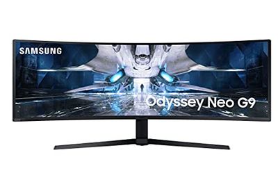 SAMSUNG 49" Odyssey Neo G9 G95NA Gaming Monitor, 4K UHD Mini LED Display, Curved Screen, 240Hz, 1ms, G-Sync and FreeSync Premium Pro, LS49AG952NNXZA, White & Black $1498 (Reg $2499.99)