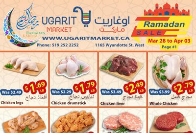 Ugarit Market Flyer March 28 to April 3