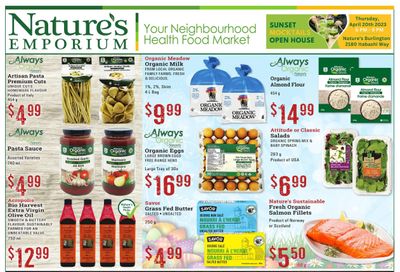 Nature's Emporium Bi-Weekly Flyer March 30 to April 12