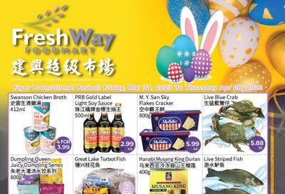 FreshWay Foodmart Flyer March 31 to April 6