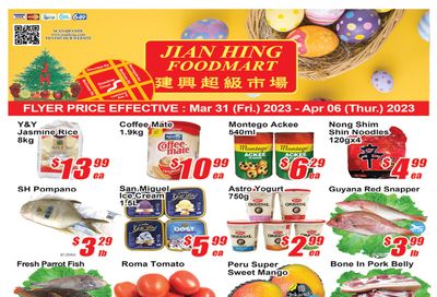 Jian Hing Foodmart (Scarborough) Flyer March 31 to April 6