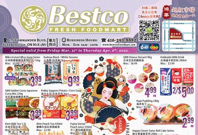 BestCo Food Mart (Scarborough) Flyer March 31 to April 6