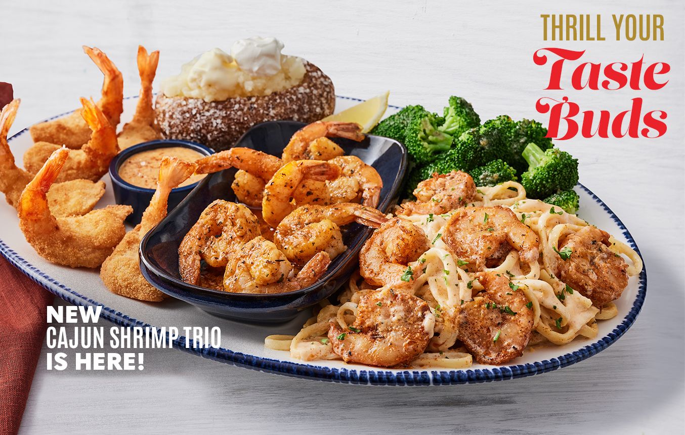 Red Lobster Debuts their New Cajun Shrimp Trio Served with Cajun Shrimp Scampi and More Red Lobster Debuts their New Cajun Shrimp Trio Served with Cajun Shrimp Scampi and More