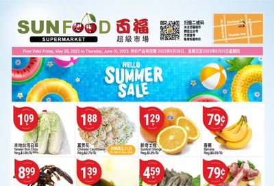 Sunfood Supermarket Flyer May 26 to June 1
