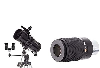 Celestron 21049 PowerSeeker 127EQ Telescope & 93230 8 to 24mm 1.25 Zoom Eyepiece $276.28 (Reg $368.34)