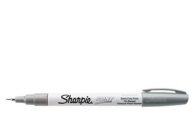 Sharpie PAINT Marker Paint, Permanent Oil-Base Marker Extra Fine, 1-Carded, Metallic Silver (35533) $2.99 (Reg $9.62)