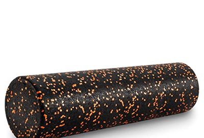 ProSource High Density Speckled Foam Roller for Myofascial Release, Pilates, Recovery, Mobility, Trigger Point Massage and Muscle Therapy 61 x 15.25 cm (24 x 6 -inches), Orange $21.8 (Reg $28.09)