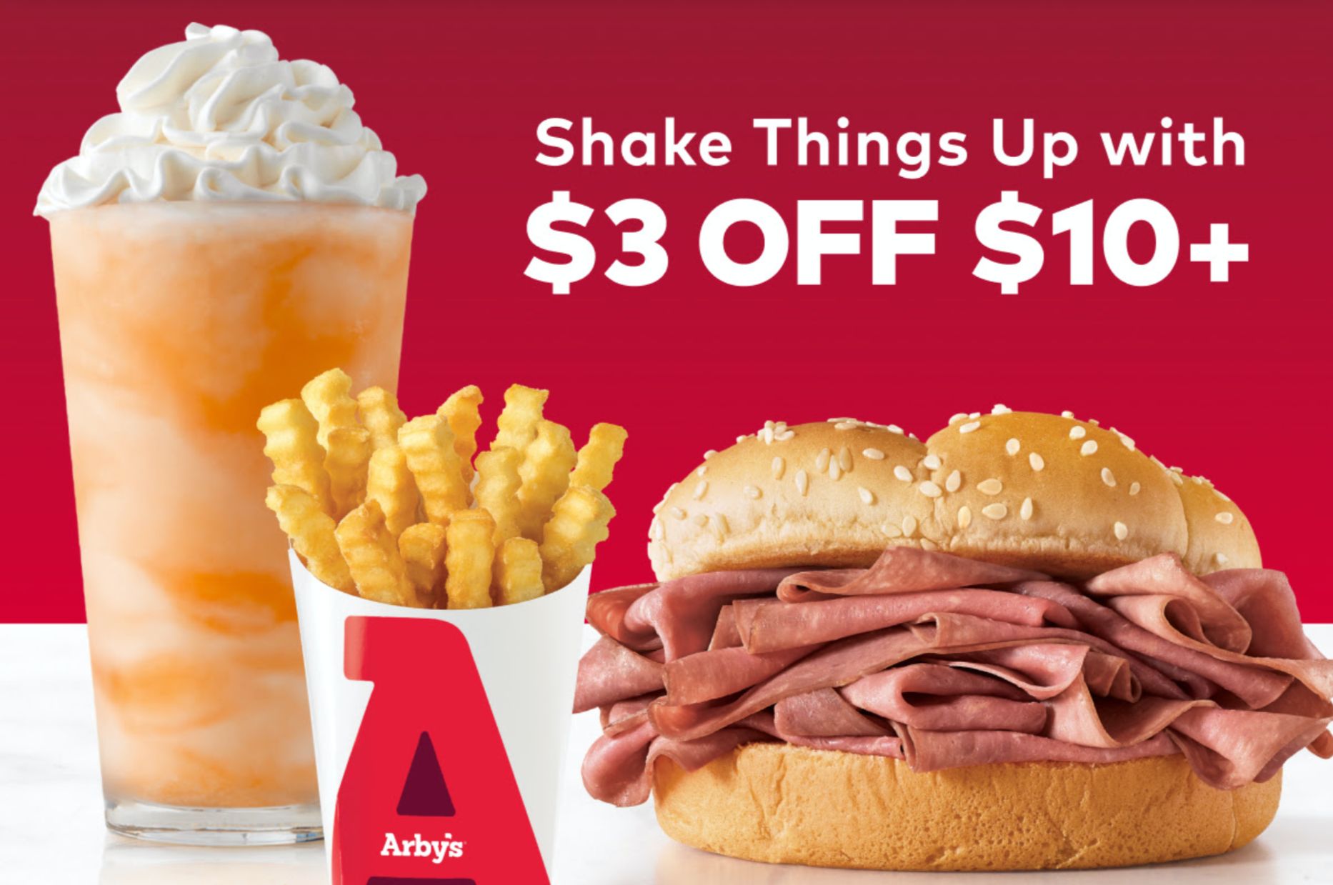 Rewards Members Can Get $3 Off their Next $10+ Online Pickup Order at Arby’s