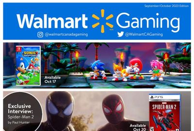 Walmart Gaming Flyer September 7 to November 1