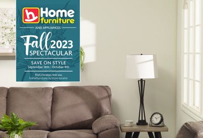 Home Furniture (West) Fall 2023 Flyer September 14 to October 8