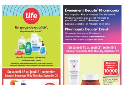 Pharmaprix Flyer September 16 to 21
