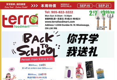 Terra Foodmart Flyer September 15 to 21