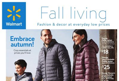 Walmart Fall Living Flyer September 21 to October 18