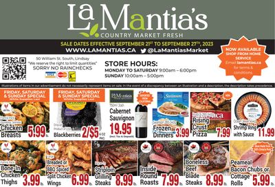 LaMantia's Flyer September 21 to 27