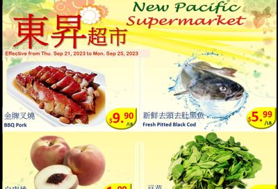 New Pacific Supermarket Flyer September 21 to 25