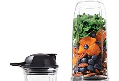 Nutri Bullet NB50100C Pro 1000 Single Serve Blender (1000W) 7-Piece Set, Dark Gray/Light Gray Skirt