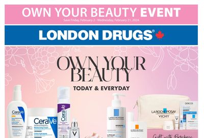 London Drugs Own Your Beauty Event Flyer February 2 to 21