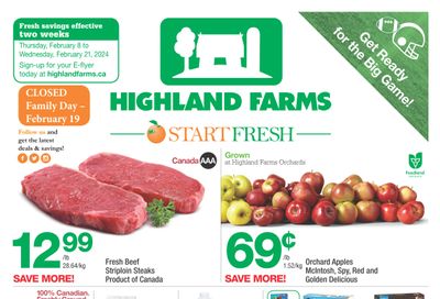 Highland Farms Flyer February 8 to 21