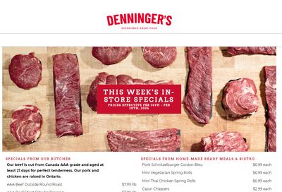 Denninger's Weekly Specials February 14 to 20