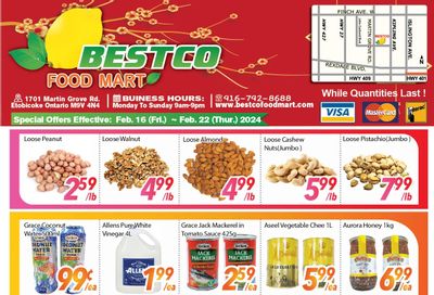 BestCo Food Mart (Etobicoke) Flyer February 16 to 22