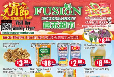 Fusion Supermarket Flyer February 16 to 22