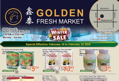 Golden Fresh Market Flyer February 16 to 22
