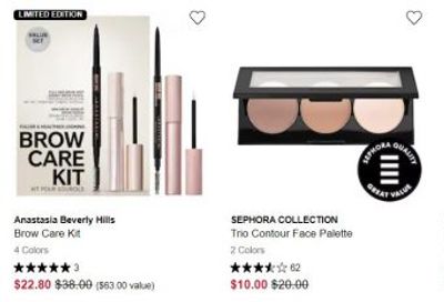 Sephora Insider Canada Sale: Save up to 50% Off Select Beauty + Earn 500 Points When You Spend $75