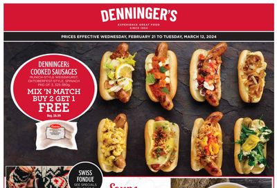 Denninger's Monthly Flyer February 21 to March 12