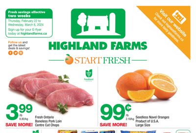 Highland Farms Flyer February 22 to March 6