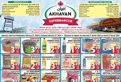 Akhavan Supermarche Flyer February 21 to 27
