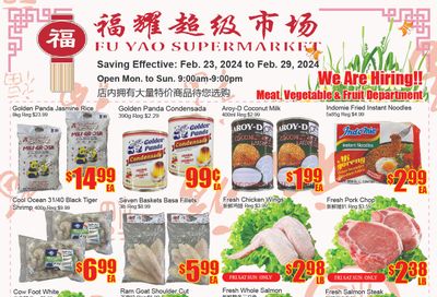 Fu Yao Supermarket Flyer February 23 to 29