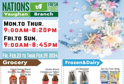 Nations Fresh Foods (Vaughan) Flyer February 23 to 29