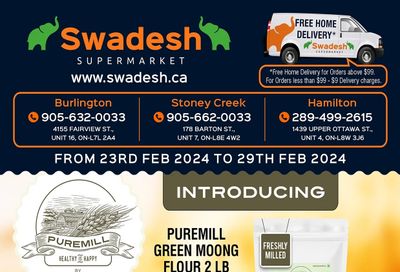 Swadesh Supermarket Flyer February 23 to 29