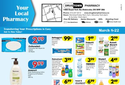 Drug Town Pharmacy Flyer March 8 to 22