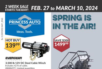 Princess Auto Flyer February 27 to March 10